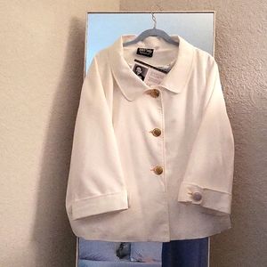 Bob Makie wearable art 85% cotton fully lined gold buttons